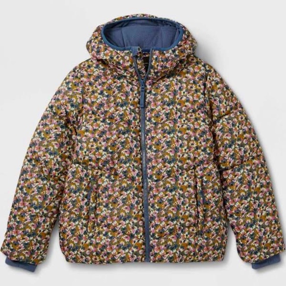 Kids Puffer Jacket - All in Motion - size M (7/8) - Picture 1 of 13